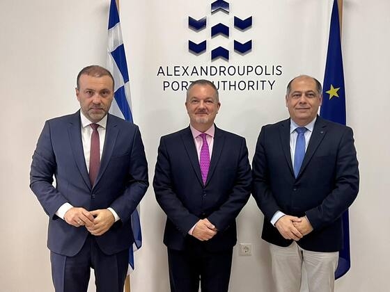 Ο Πρέσβης του Ηνωμένου Βασιλείου επισκέφθηκε το λιμάνι της Αλεξανδρούπολης